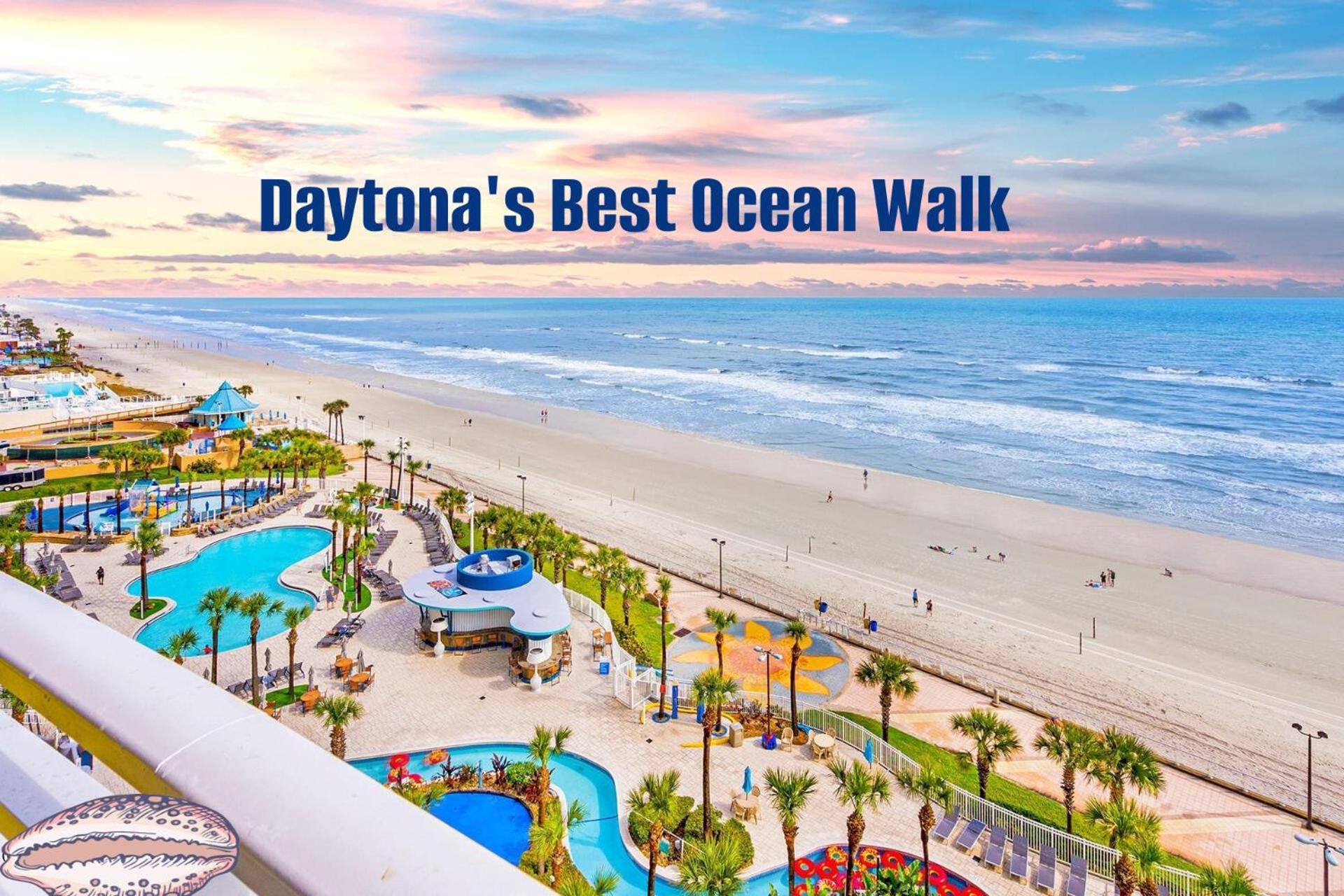 1 Bedroom Direct Oceanfront Condo Wyndham Ocean Walk Resort - Daytona Funland 703 데이토나 비치 외부 사진