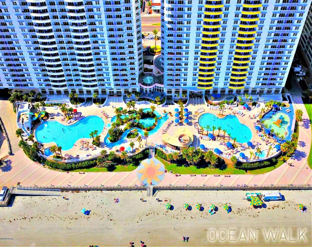 1 Bedroom Direct Oceanfront Condo Wyndham Ocean Walk Resort - Daytona Funland 703 데이토나 비치 외부 사진
