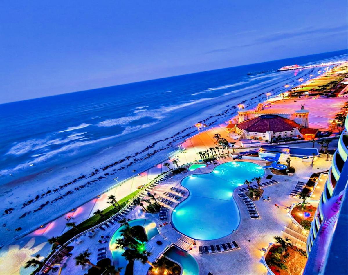 1 Bedroom Direct Oceanfront Condo Wyndham Ocean Walk Resort - Daytona Funland 703 데이토나 비치 외부 사진